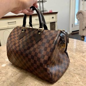 **Authentic** Louis Vuitton Speedy 35 in Damien Ebone print!